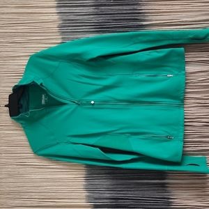 Activewear. Turquoise zip up jacket (M).